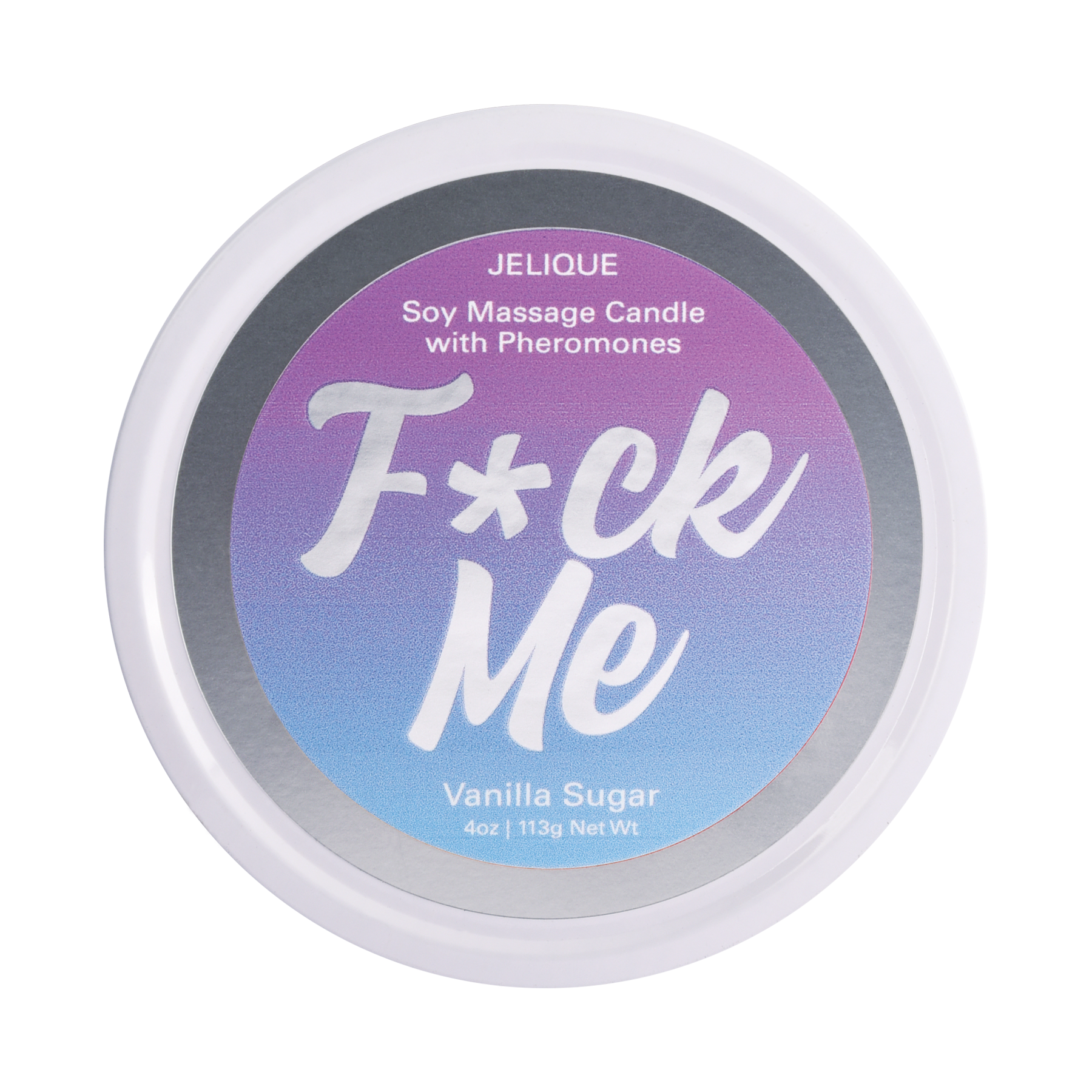 F*ck Me Pheromone Soy Massage Candle Vanilla Sugar 4oz | 113g