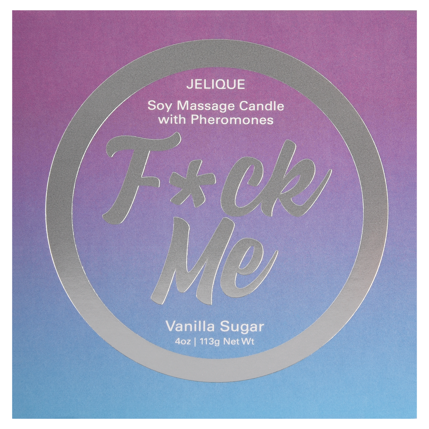 F*ck Me Pheromone Soy Massage Candle Vanilla Sugar 4oz | 113g