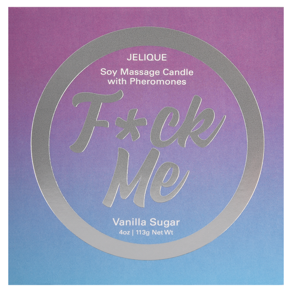 F*ck Me Pheromone Soy Massage Candle Vanilla Sugar 4oz | 113g