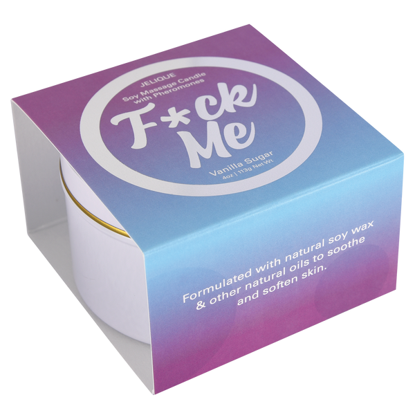 F*ck Me Pheromone Soy Massage Candle Vanilla Sugar 4oz | 113g