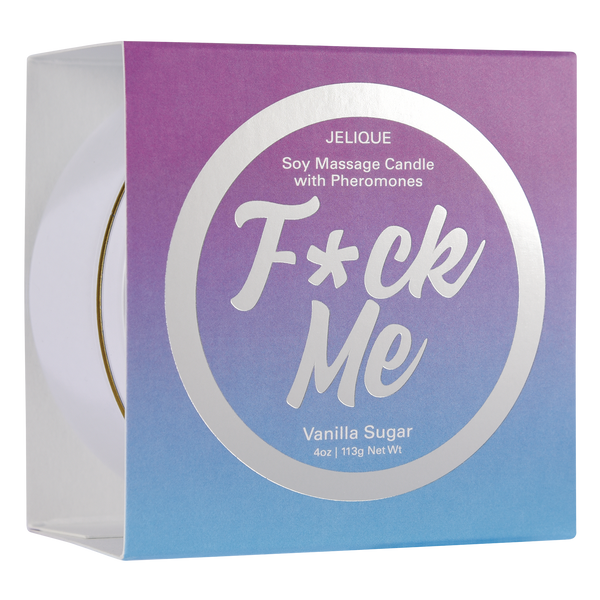 F*ck Me Pheromone Soy Massage Candle Vanilla Sugar 4oz | 113g