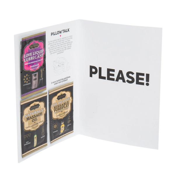 Naughty Greeting Card w/ Product Samples