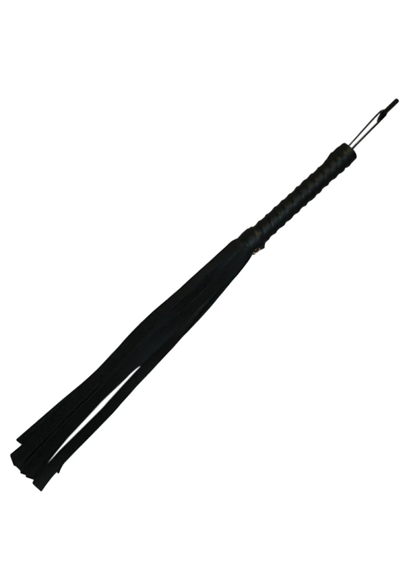 Black Faux Leather Flogger